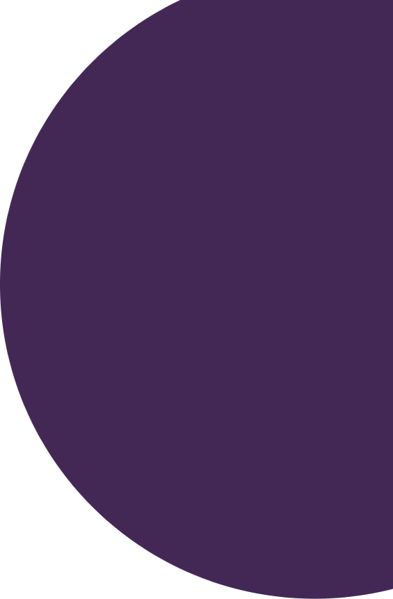 Graphic of purple bubble